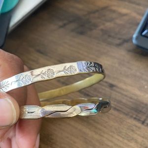 2 Taxco Sterling Silver bangles